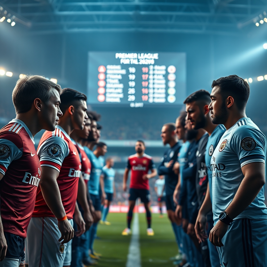 Arsenal and Man City's Premier League Standings Battle