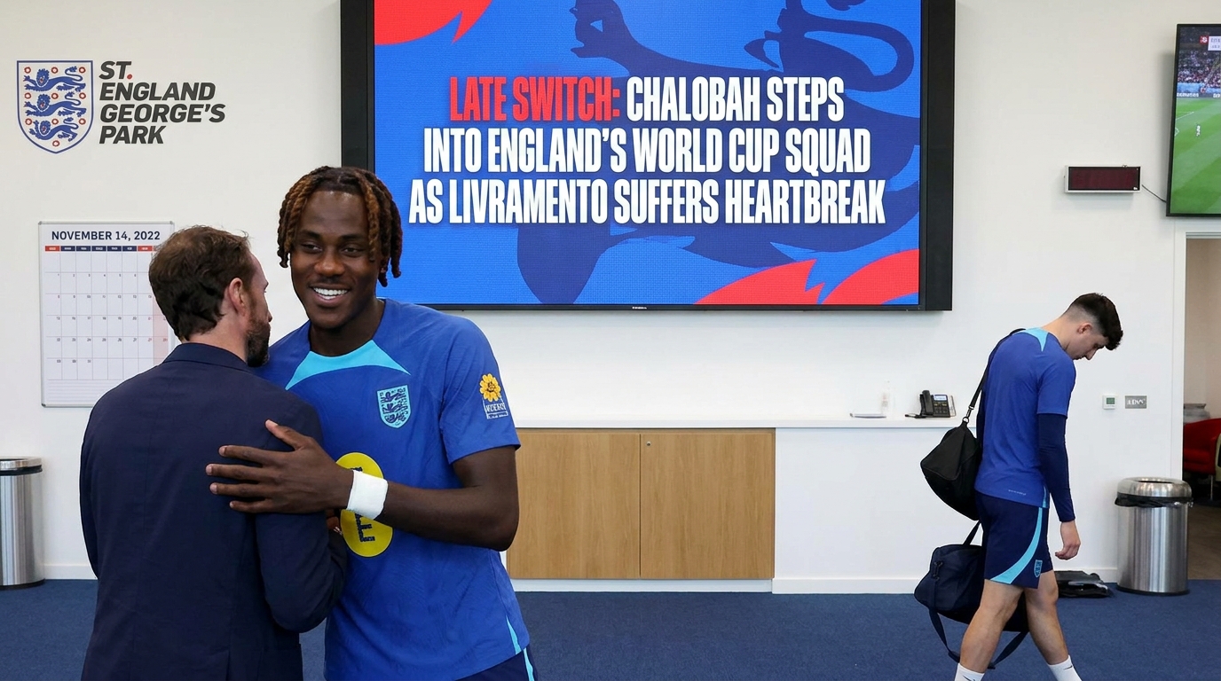 Late Switch: Chalobah Steps into England's World Cup Squad as Livramento Suffers Heartbreak