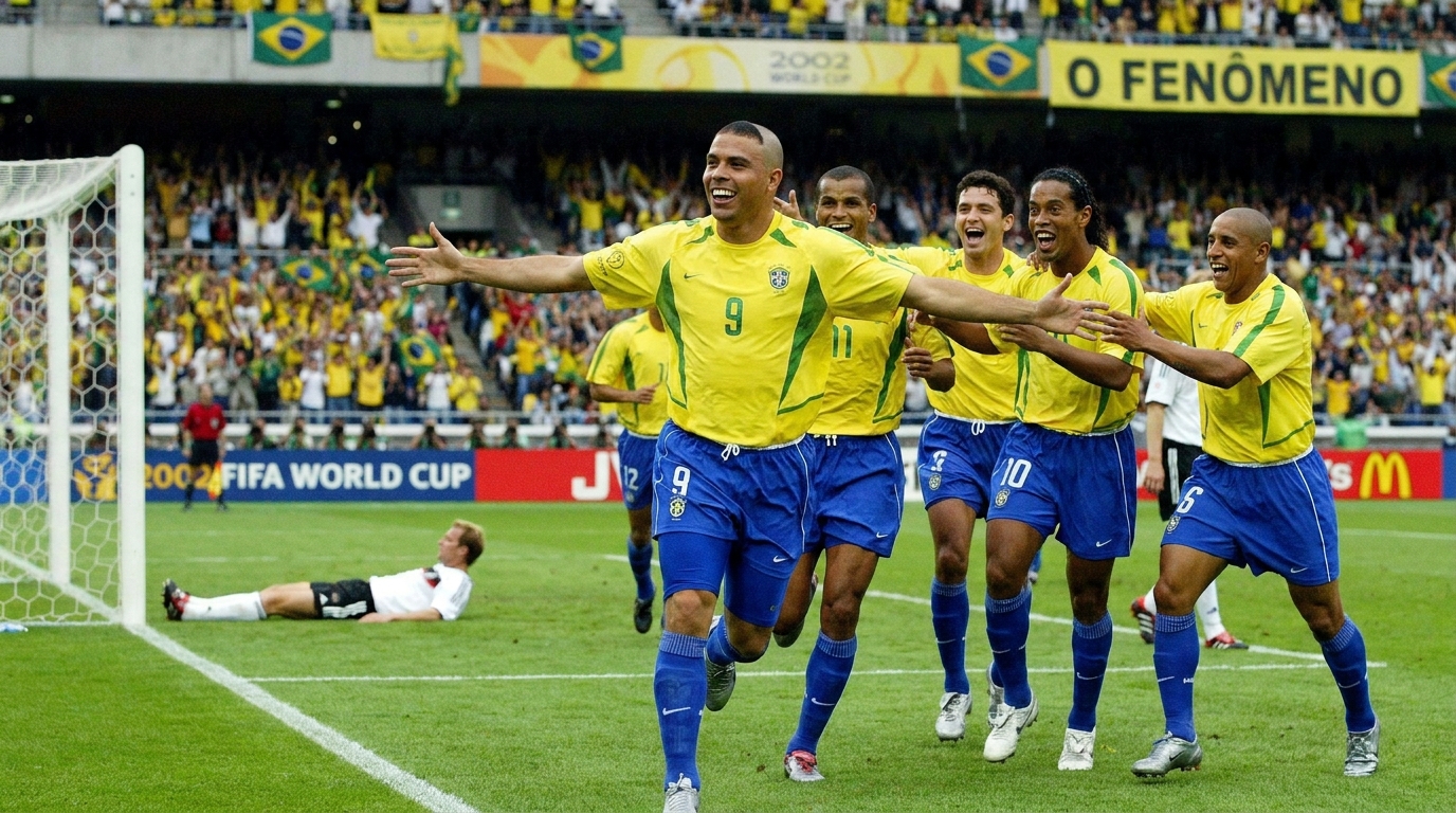 O Fenômeno's Crowning Glory: How Brazil's Joga Bonito Outmaneuvered Germany in the 2002 World Cup Final